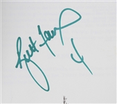 1997 Brett Favre Green Bay Packers Signed For The Record Hardcover Book (JSA)