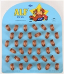1988 Alf 1.5" Russ Pinback Buttons w/ Original Display 