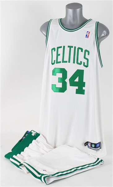 2004-05 Paul Pierce Boston Celtics Game Worn Home Uniform (MEARS A5)