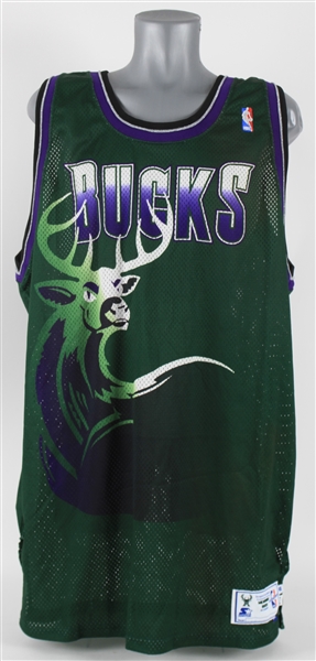 1997-98 Milwaukee Bucks Alternate Blank Jersey Shell (MEARS LOA)
