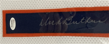 1965-73 Dick Butkus Chicago Bears Signed 34x43 Framed Jersey *JSA*