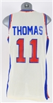 1988-89 Isiah Thomas Detroit Pistons Game Worn Home Jersey (MEARS A10)