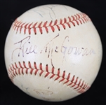 1950 (July 11) Umpire Signed Comiskey Park OAL Harridge All Star Game Used Baseball (MEARS LOA/JSA)