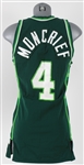1986-87 Sidney Moncrief Milwaukee Bucks Game Worn Road Jersey (MEARS A10)