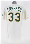 1990 Jose Canseco Oakland Athletics Signed Scoreboard Jersey (JSA)