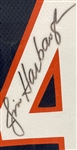 1987-1993 Jim Harbaugh Chicago Bears Signed 34x54 Framed Jersey (JSA)
