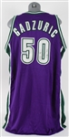 2002-03 Dan Gadzuric Milwaukee Bucks Signed Game Worn Road Jersey (MEARS LOA/JSA)