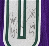 2002-03 Dan Gadzuric Milwaukee Bucks Signed Game Worn Road Jersey (MEARS LOA/JSA)