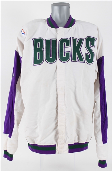 1994-95 Milwaukee Bucks #8 Warm Up Jacket (MEARS LOA)