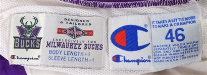 1994-95 Milwaukee Bucks #8 Warm Up Jacket (MEARS LOA)