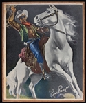 1938 The Lone Ranger 6 1/4" x 7 1/2" Wall Hang 