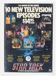 1985 Star Trek "10 New Television Episodes" 23"x32" Promotional Poster