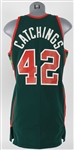 1979-84 Harvey Catchings Milwaukee Bucks Game Worn Road Jersey (MEARS A10)