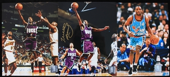 1997-1998 Terrell Brandon Milwaukee Bucks Signed 8x10 Photos (Lot of 3)(JSA)
