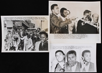 1964 Muhammad Ali World Heavyweight Champion Wire Photos - Lot of 3