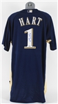 2011 Corey Hart Milwaukee Brewers NL Central Champions Game Worn Signed Jersey (MEARS A10/JSA)