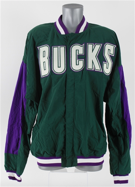 1994-95 Glenn Robinson Milwaukee Bucks Warm Up Jacket (MEARS LOA)