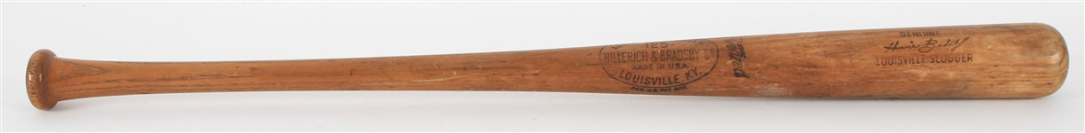 1962 Howie Bedell Milwaukee Braves H&B Louisville Slugger Professional Model Game Used Bat (MEARS LOA) (MEARS LOA)