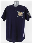1994 BJ Surhoff Milwaukee Brewers Game Worn Batting Practice Jersey w/ 25 Anniversary Sleeve Patch (MEARS LOA)