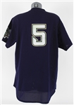 1994 BJ Surhoff Milwaukee Brewers Game Worn Batting Practice Jersey w/ 25 Anniversary Sleeve Patch (MEARS LOA)