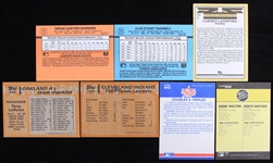1980's-90's Signed Baseball Trading Cards - Lot of 7 w/ Alan Trammell, Tony La Russa, Tim Raines, Joe Carter & More (JSA)