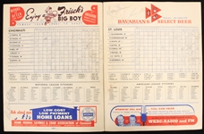 1959 (June 28) Solly Hemus Don Blasingame Signed Cincinnati Reds St. Louis Cardinals Crosley Field Scored Scorecard 
