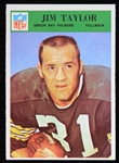 1966 Jim Taylor Green Bay Packers Philadelphia Football Card 