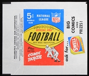 1965 Philadelphia Official Pro Football 5 Cent Wax Pack Wrapper
