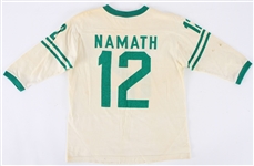 1970's Joe Namath New York Jets Signed Youth Jersey (JSA)