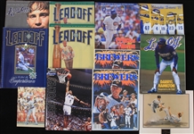 1980s-2000s Milwaukee Brewers Baseball Basketball Publications - Lot of 20+ w/ World Series Programs, Yearbooks, Magazines & More