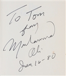 1980 Muhammad Ali World Heavyweight Champion Signed The Greatest Hardcover Book (JSA)