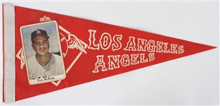 1960s Ken McBride Los Angeles Angels 19" ASCO Photo Pennant