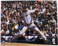 2004-2007 Curt Schilling Boston Red Sox Signed 16x20 Photo *JSA*