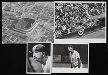 1963-80 Baseball Original Photos - Lot of 6 w/ Tiger Stadium, Max Patkin & More