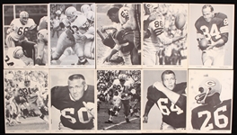 1960s Green Bay Packers 5" x 7" Player Photos - Lot of 10 w/ Ray Nitschke, Jim Taylor, Jerry Kramer, Willie Davis & More