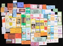 1960s-90s Basketball Ticket Stub Collection - Lot of 52 w/ Texas Chaparrals ABA, Chicago Bulls, College Hoops & More 