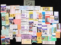 1970s-90s Football Ticket Stub Collection - Lot of 80 w/ Northwestern Wildcats, College Football, NFL & More