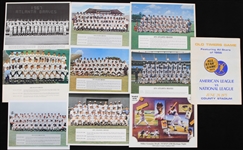 1950's-90's Hank Aaron Milwaukee/Atlanta Braves Memorabilia Collection - Lot of 21 w/ Team Photos, Old Timers Programs & More