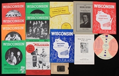 1930s-60s Boxing Wrestling Publication Collection - Lot of 20 w/ University of Wisconsin Badgers Boxing Programs & More 