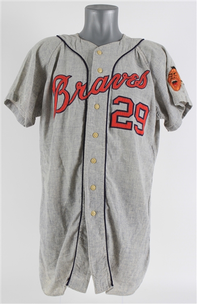 1965 Felipe Alou Milwaukee Braves Game Worn Road Jersey (MEARS A10)