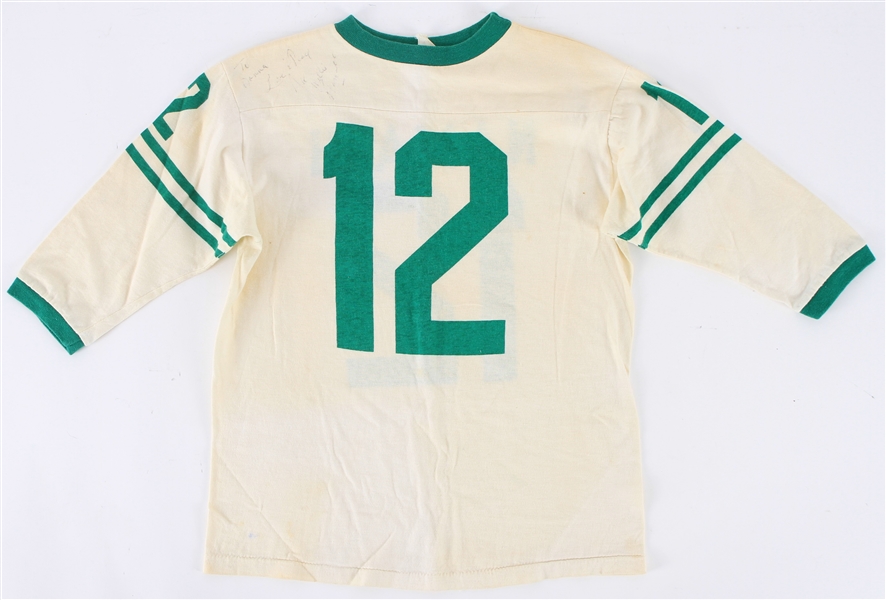 1970s Joe Namath New York Jets Signed Youth Jersey (JSA)