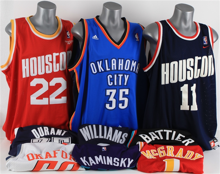 NBA Retail Jerseys (Lot of 9)