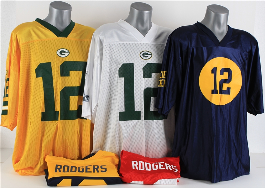 Aaron Rodgers Retail Jerseys (Lot of 5)