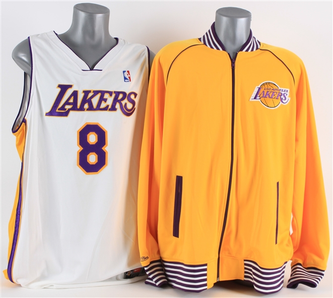 Los Angeles Lakers Retail Jersey & Jacket (Lot of 2)