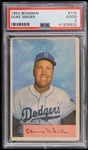 1954 Duke Snider Brooklyn Dodgers Bowman #170 Baseball Trading Card (PSA Slabbed Good 2)