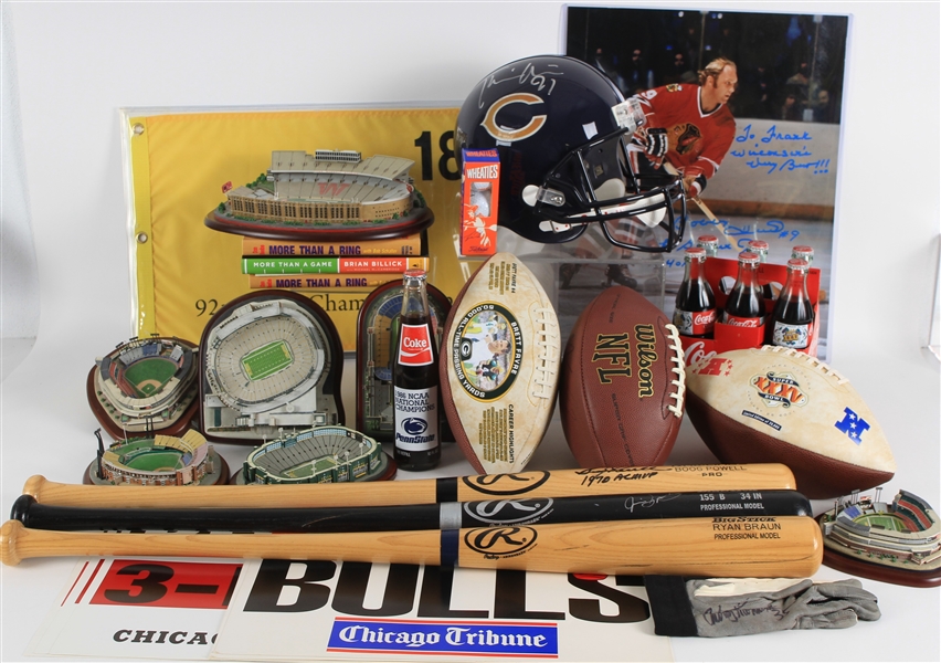 1970s-2000s Baseball, Football, Basketball Pennants, Posters, Media Guides & more (Lot of 120+)