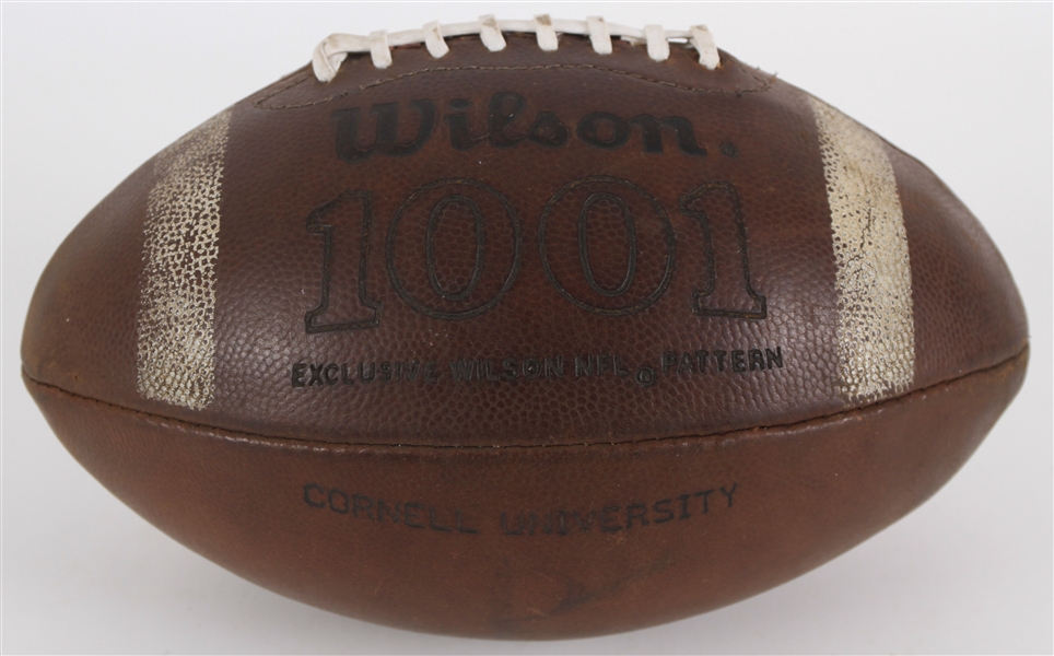 2001 Cornell Big Red Game Used Football (MEARS LOA)