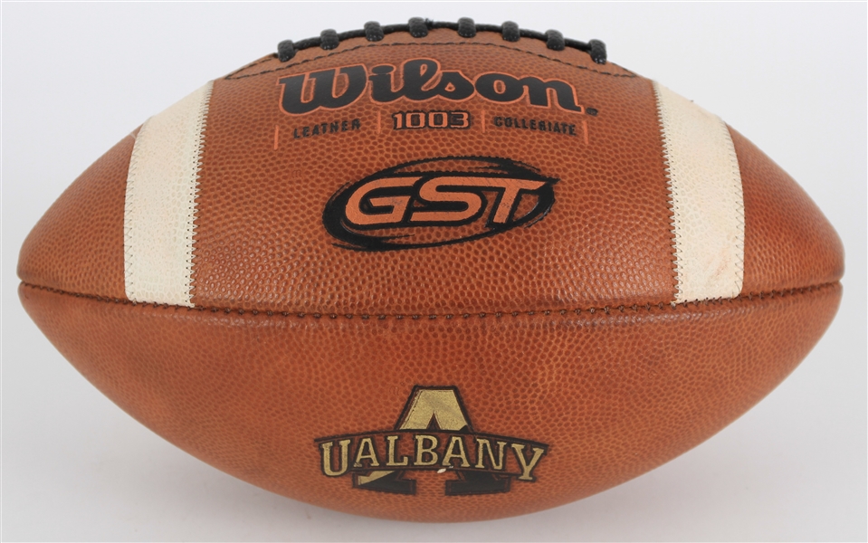 2014-15 SUNY Albany Great Danes Wilson 1003 Football (MEARS LOA)