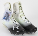 2011 Miles Austin Dallas Cowboys Attributed Under Armour High Top Cleats (MEARS LOA)
