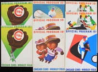 1958-78 Chicago Cubs Wrigley Field Program Collection - Lot of 22 w/ 4 Signed Including Fergie Jenkins & 1 Scored Roberto Clemente HR 